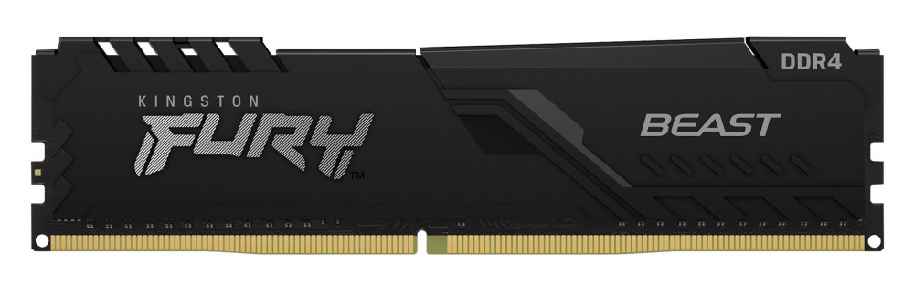 Memoria RAM Kingston Fury Beast DDR4, 3000 MHz, 16GB, Non-ECC,  CL17, XMP