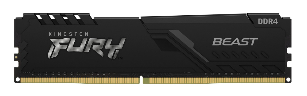 Memoria RAM Kingston FURY BEAST DDR4, 3200MHz, 16GB, CL16, XMP ― No incluye la caja original.
