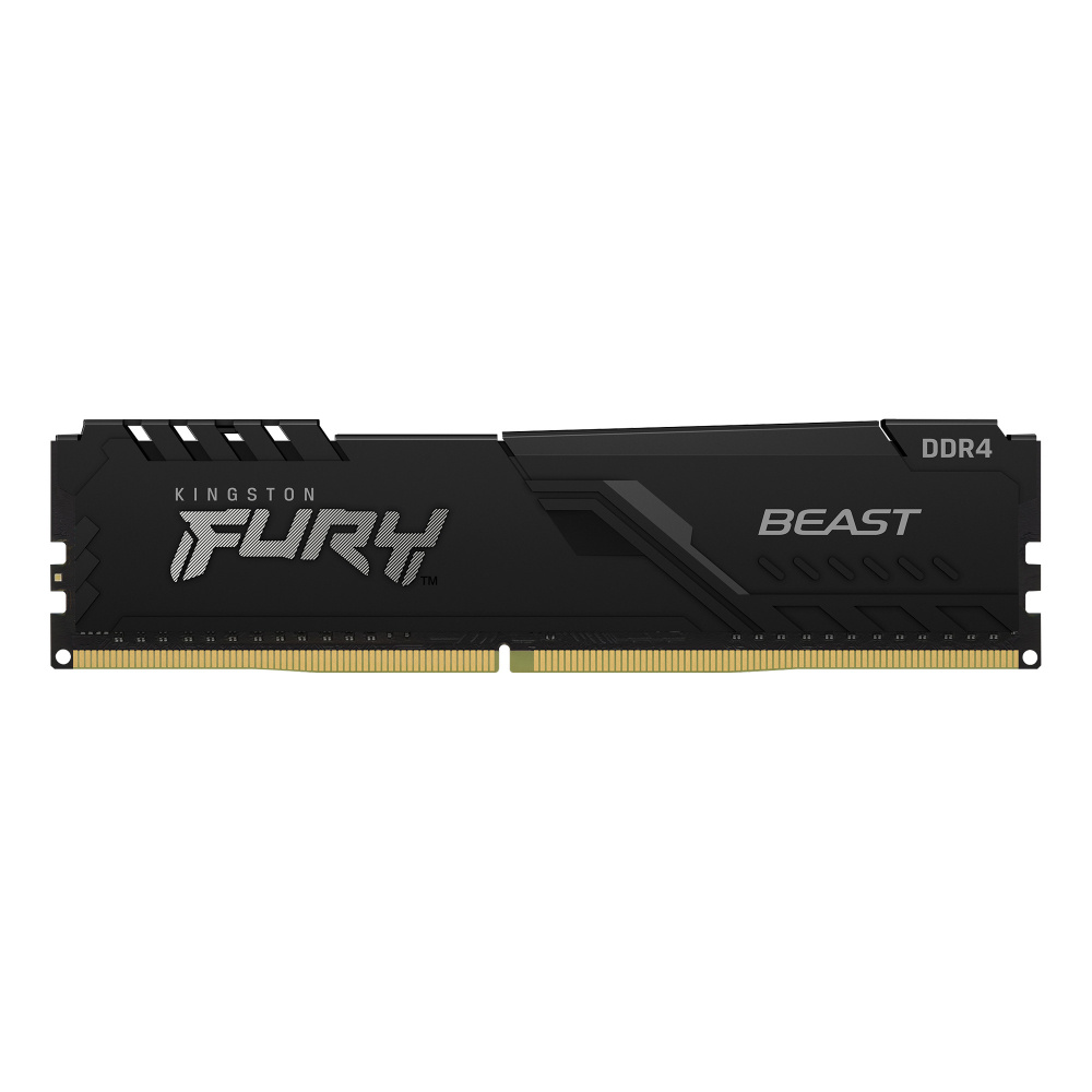 Memoria RAM Kingston FURY Beast DDR4, 3200MHz, 16GB, Non-ECC, CL16, XMP