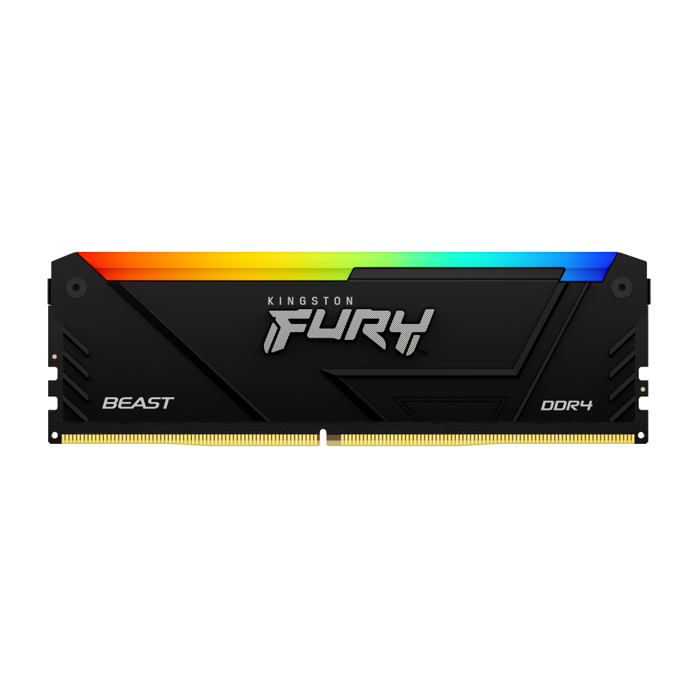 Memoria RAM Kingston FURY Beast RGB DDR4 DDR4, 3200MHz, 32GB, CL16, XMP