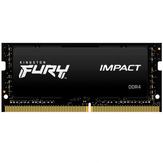 Memoria RAM Kingston FURY Impact DDR4, 3200MHz, 16GB, Non-ECC, CL20, SO-DIMM, XMP ― ¡Precio limitado a 5 unidades por cliente!