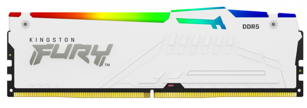 Memoria RAM Kingston KF556C40BWA-16 DDR5, 5600MHz, 16GB, CL40, XMP, Blanco