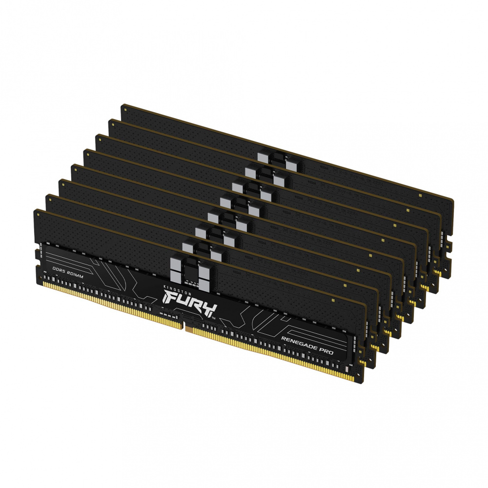 Kit Memoria RAM Kingston FURY Renegade Pro DDR5, 6000MHz, 256GB - 8 x 32GB, CL32, XMP/EXPO