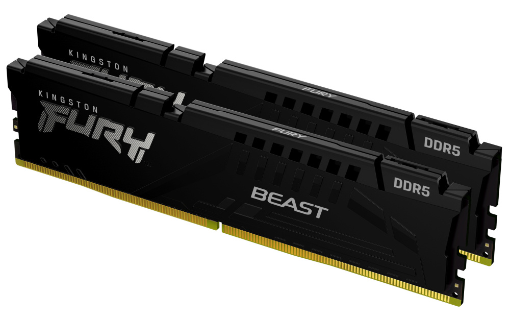 Kit Memoria RAM Kingston Fury Beast DDR5, 6400MHz, 32GB - 2 x 16GB, CL32, XMP