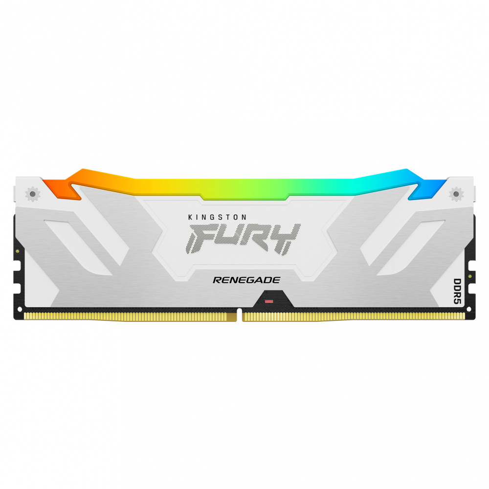 Memoria RAM Kingston FURY Renegade RGB DDR5, 6400MHz, 16GB, CL32, XMP, Blanco