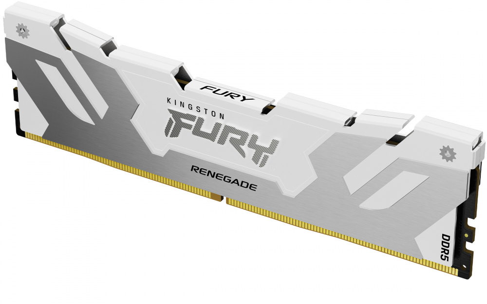 Memoria RAM Kingston FURY Renegade DDR5, 7200MHz, 16GB, CL38, XMP, Plata/Blanco