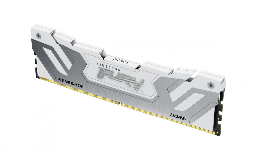 Memoria RAM Kingston FURY Renegade DDR5, 8400MHz, 24GB, CL40, XMP, Plata/Blanco