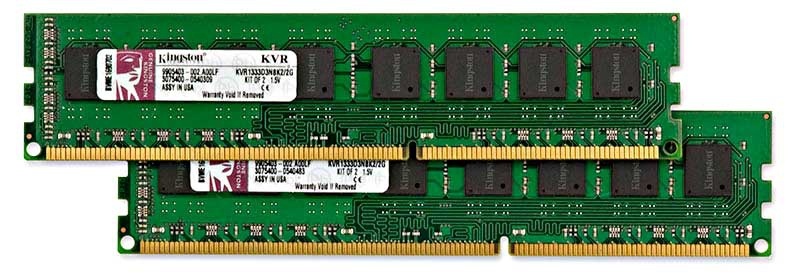 Memoria RAM Kingston DDR3, 1333MHz, 2GB, CL8, Non-ECC