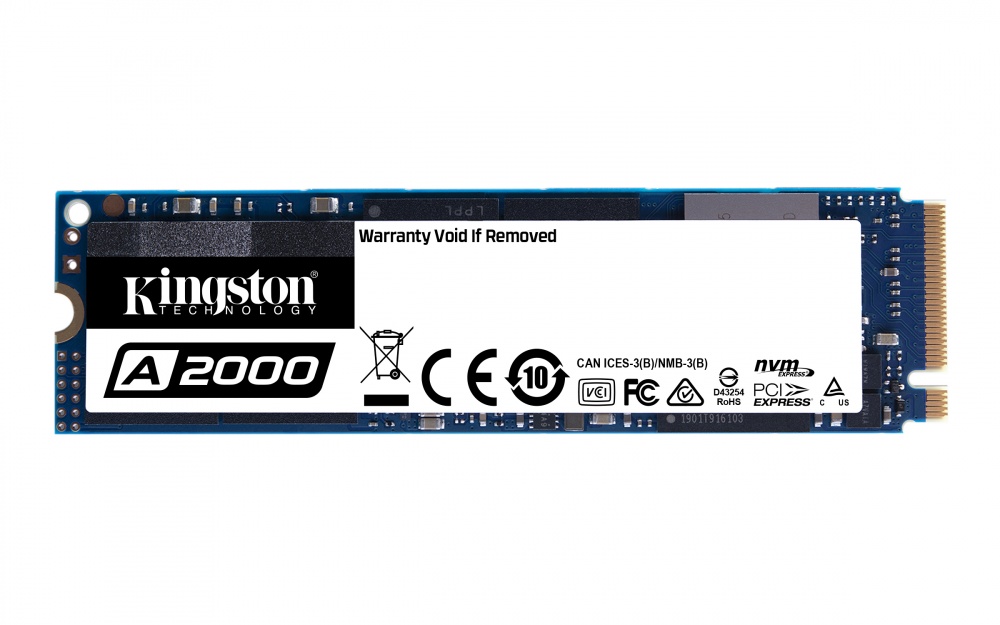 SSD Kingston A2000 NVMe, 250GB, PCI Express 3.0, M2