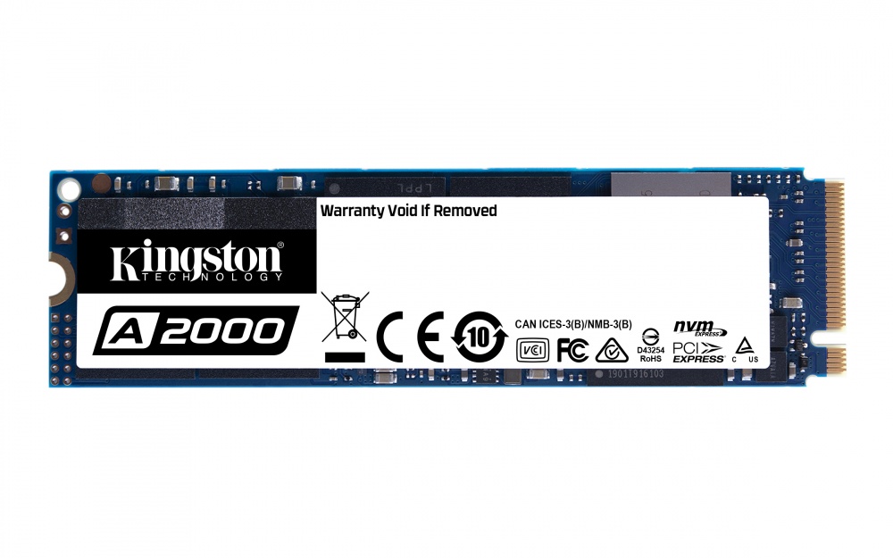 SSD Kingston A2000 NVMe, 500GB, PCI Express 3.0, M2