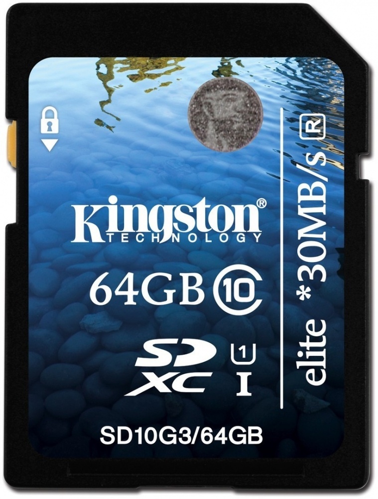 Memoria Flash Kingston, 64GB SDHC, Clase 10, UHS-I Elite