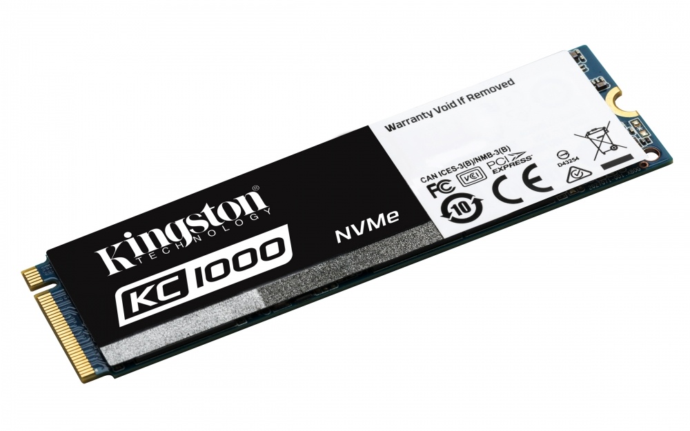 SSD Kingston KC1000 NVMe, 480GB, PCI Express 3.0, M.2