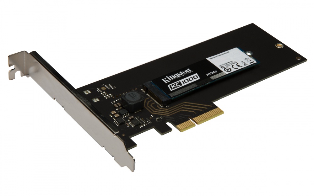 SSD Kingston KC1000 NVMe, 960GB, PCI Express 3.0, HHHL
