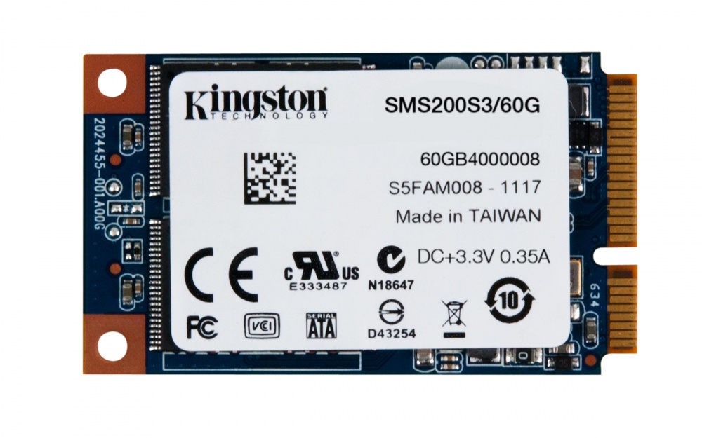 Compra SSD Kingston SSDNow mS200, 60GB, mSATA SMS200S3/60G | Cyberpuerta.mx