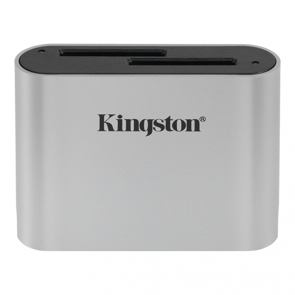 Kingston Lector de Memoria Workflow, SD/SDHC/SDXC, USB 3.0, Negro/Plata, para Workflow Station