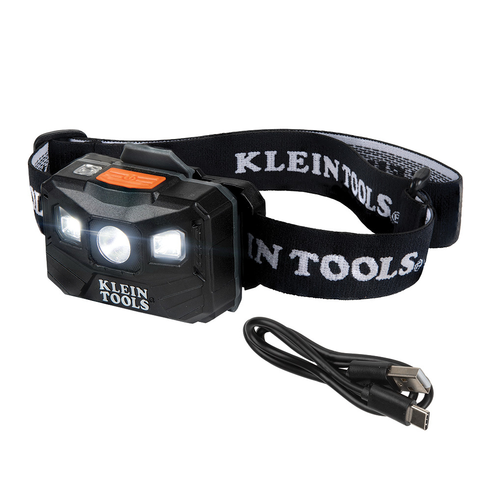 Klein Tools Linterna LED Tipo Minero Recargable 56048, 400 Lúmenes, Negro