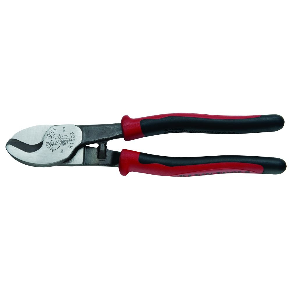 Klein Tools Pinza Corta Cables KT509  9", Rojo/Negro
