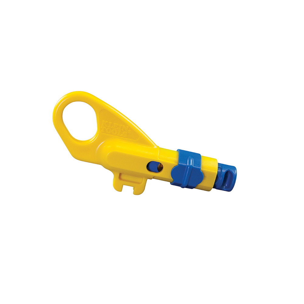 Klein Tools Pelacables para Cable Coaxial/UTP, Amarillo