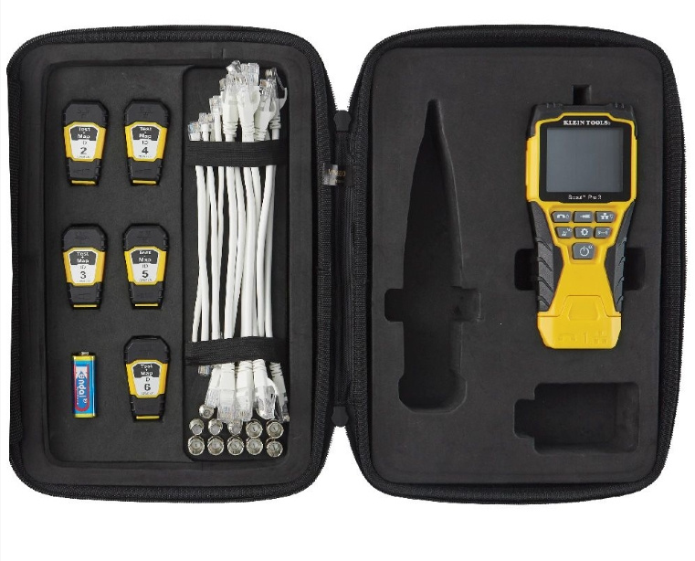 Klein Tools Probador de Cables VDV501-853, para BNC/RJ-11/RJ-12/RJ-45