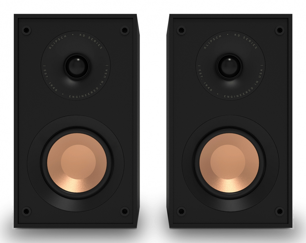 Klipsch Bocina KD-400, Bluetooth, Alámbrico/Inalámbrico, 48W RMS, Negro - 2 Piezas