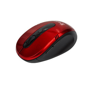 Mouse Klip Xtreme Óptico KMW-330, RF Inalámbrico, 1600DPI, Rojo
