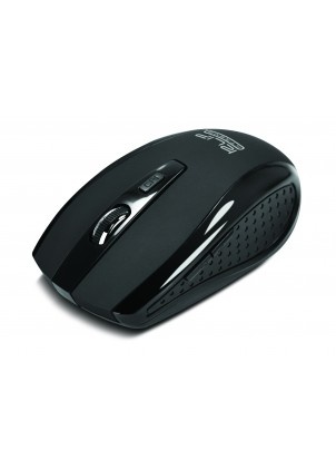 Mouse Klip Xtreme Óptico KMW-340BK, Inalámbrico, USB, 1600DPI, Negro