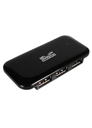 Klip Xtreme Hub KUH-190B, 4 Puertos USB 2.0, 480 Mbit/s, Negro