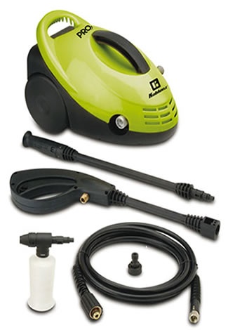 Koblenz Hidrolavadora HL-1300 V, 1300 PSI, 5 Accesorios, Negro/Verde