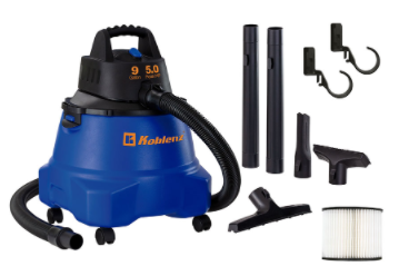 Koblenz Aspiradora Seco-Mojado WD-9 L212, 34 Litros, Negro/Azul