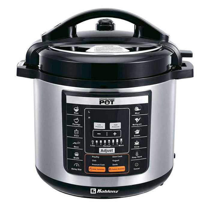 Koblenz Olla de Presión KMP1200, 8 Litros, Acero Inoxidable