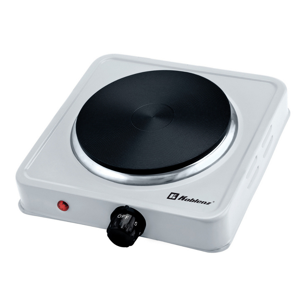 Koblenz Parrilla Eléctrica PEKM-1000 HG, 1 Quemador Disco, 1000W, Blanco