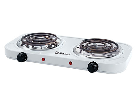 Koblenz Parrilla Eléctrica PEKM-2000 EG, 2 Quemadores, 2000W, Blanco