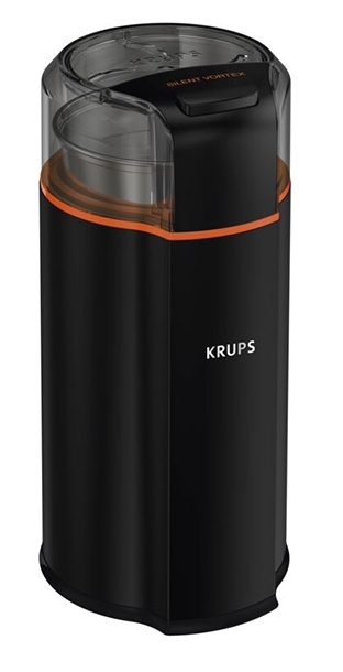 Krups Molino de Granos de Café Hush Krush, Negro