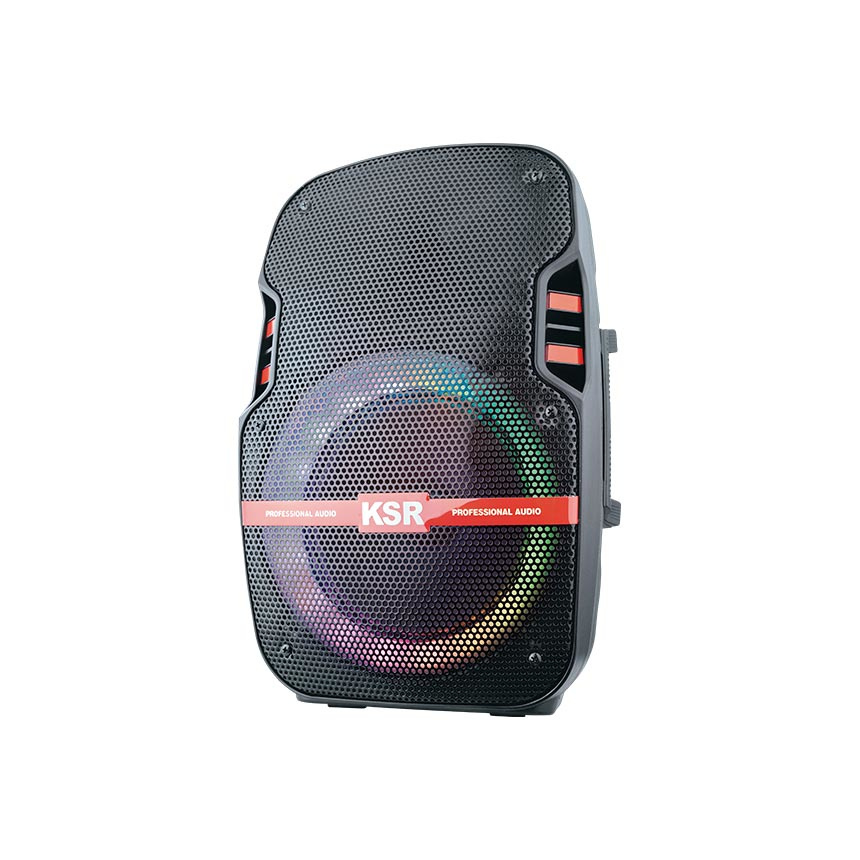 KSR Bafle KSW-5008, Bluetooth, Alámbrico/Inalámbrico, 2.0 Canales, 20W RMS, 6500W PMPO, USB, Negro