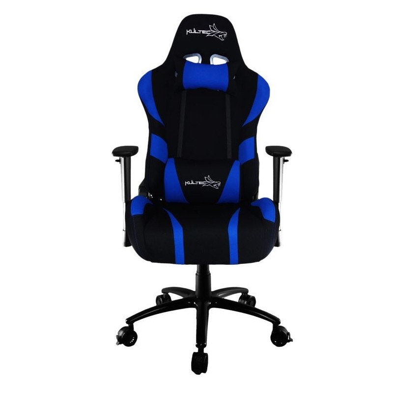 Kultec Silla Gamer Serie C, hasta 120Kg, Negro/Azul