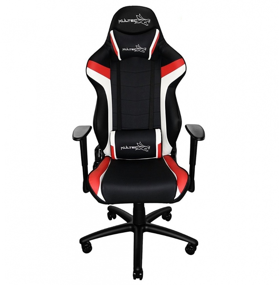 Kultec Silla Gamer M1 Tonuk, hasta 150Kg, Negro/Rojo