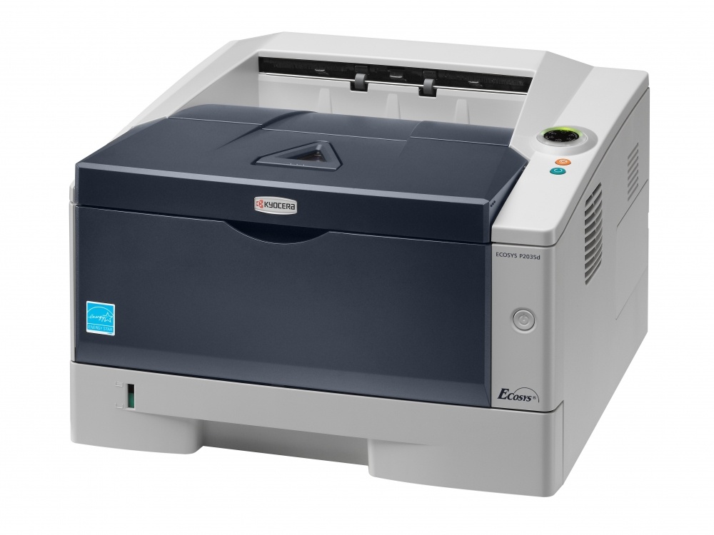Kyocera ECOSYS P2035d, Blanco y Negro, Láser, Inalámbrico (con Adaptador), Print