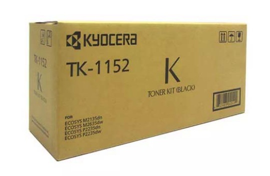 Tóner Kyocera TK-1152 Negro, 3.000 Páginas 