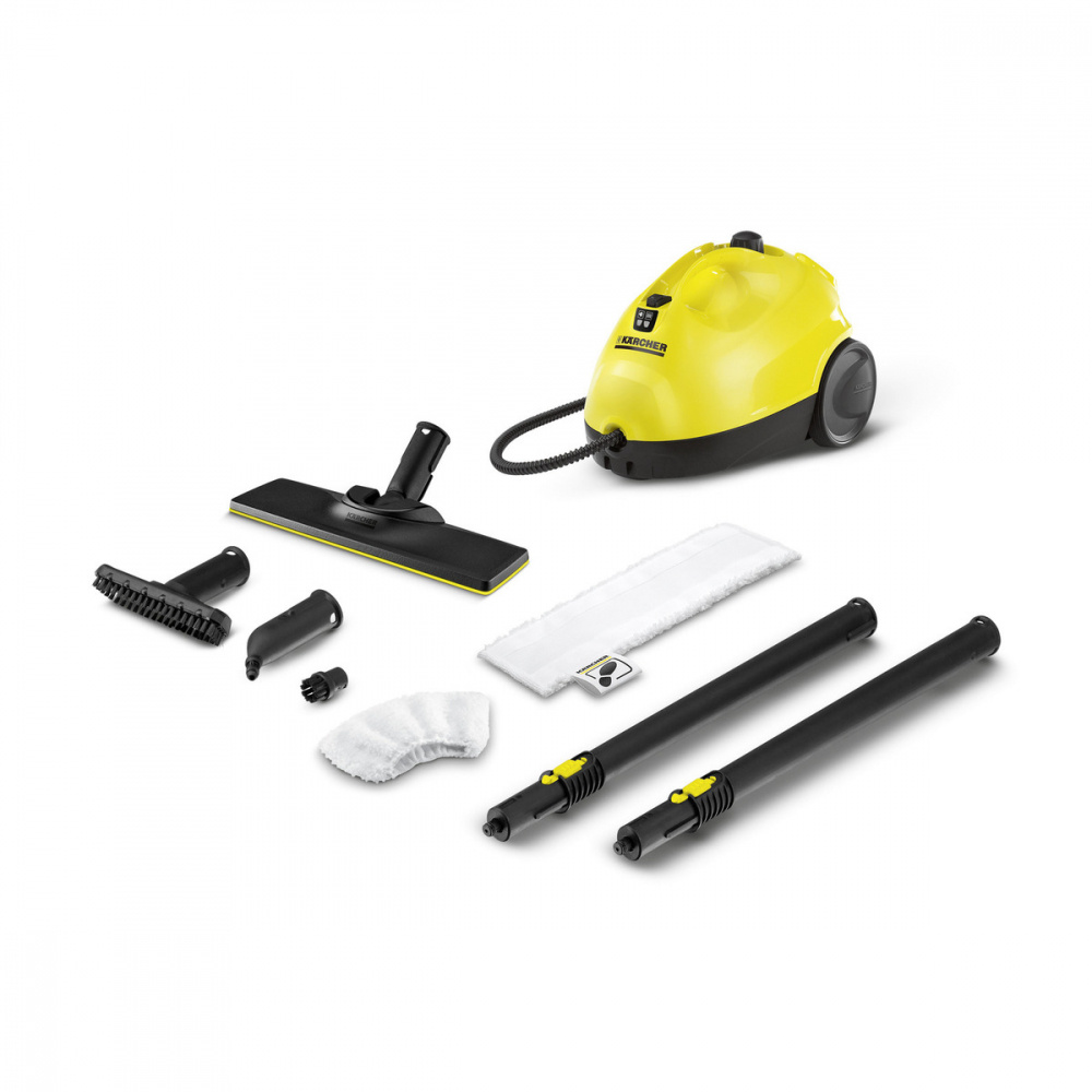Karcher Limpiador de Vapor SC2, 46psi, 1 Litros, Negro/Amarillo