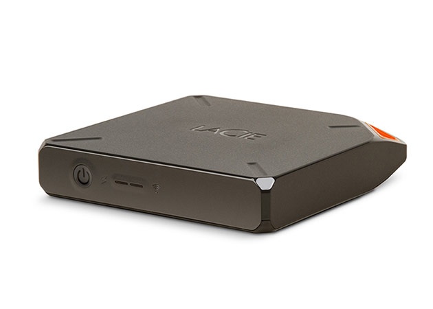 Disco Duro Externo LaCie FUEL 1TB, USB 3.0, WiFi, Negro/Naranja - para Mac/PC