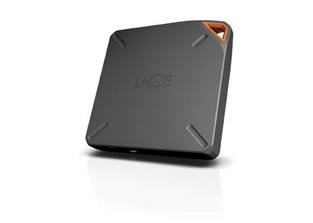 Disco Duro Externo LaCie FUEL 2TB, USB 3.0, WiFi, Gris/Naranja - para Mac/PC