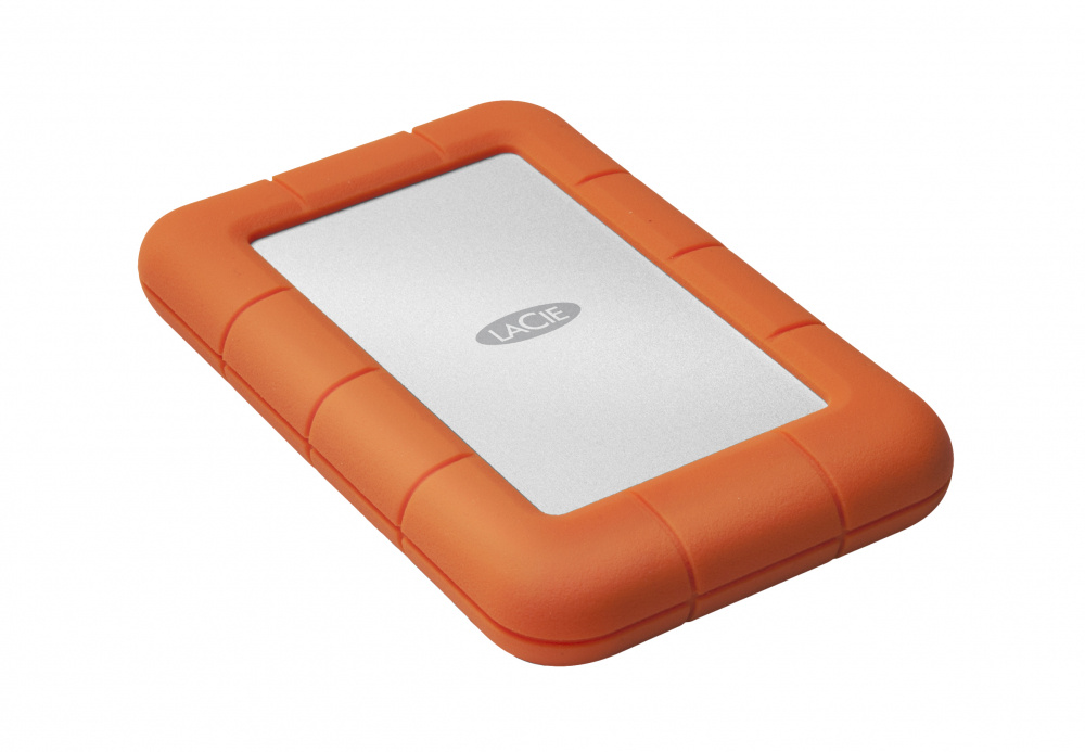 Disco Duro Externo LaCie Rugged Mini 2.5", 1TB, 5400RPM, USB 3.0, Naranja/Plata, para Mac/PC, 10 Piezas ― Incluye Monitor V7 L185V-2MX LED 18.5"