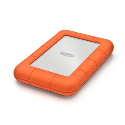 Disco Duro Externo LaCie Rugged Mini, 5TB, USB 3.0, Naranja, A Prueba de Agua y Golpes - para Mac/PC