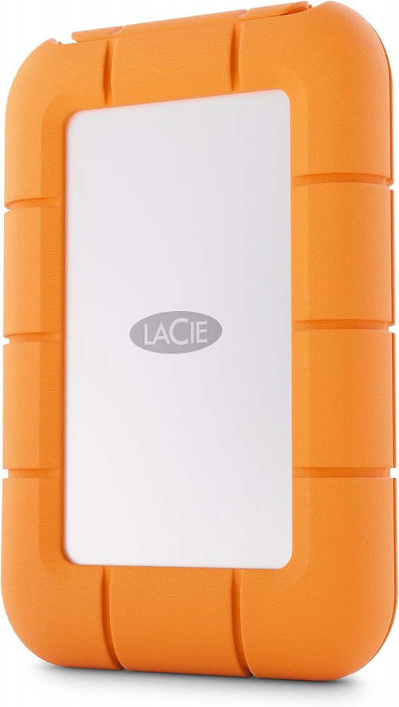 Disco Duro Externo LaCie STMF4000400 2.5", 4TB, USB-C 3.2, Gris/Naranja, Resistente a Polvo/Golpes/Agua, para PC