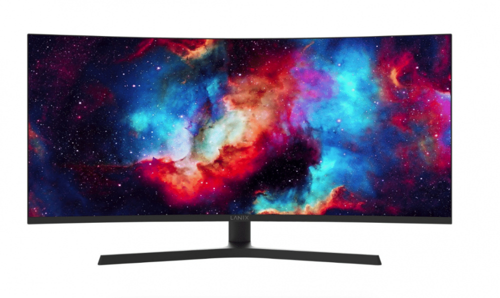 Monitor Gamer Curvo Lanix LX340 LED 34", 3440x1440 Ultra Wide Quad HD, 165Hz, HDMI/DisplayPort, Negro 