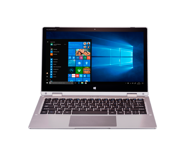 Laptop Lanix Neuron Flex 11.6" HD, Intel Celeron N3350 1.10GHz, 4GB, 64GB SSD, Windows 10 Home 64-bit, Español, Plata
