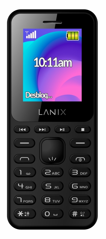 Celular Lanix U210 1.8", 32MB, Negro