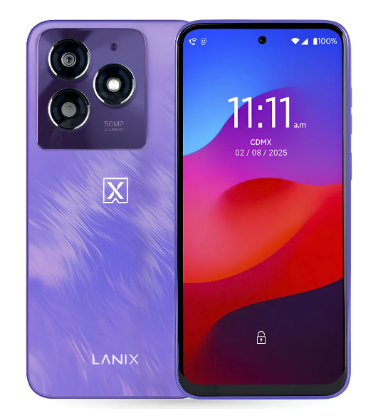 Lanix Alpha 6 6.67" Dual SIM, 256GB, 8GB RAM, Morado
