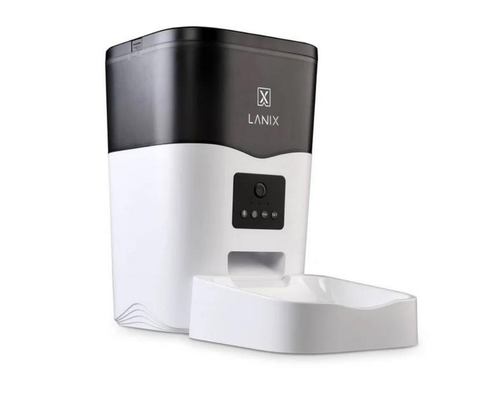 Lanix Dispensador de Alimentos para Mascotas XPETS, 3 Litros, Cámara, Wi-Fi