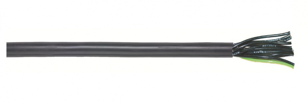 LAPP Cable Flexible, 6 AWG, 4 Hilos, Negro - Precio por Metro